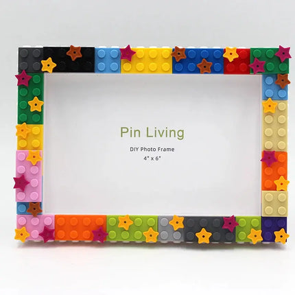 MyGiftHome DIY Building Block Photo Frame-Multicolor