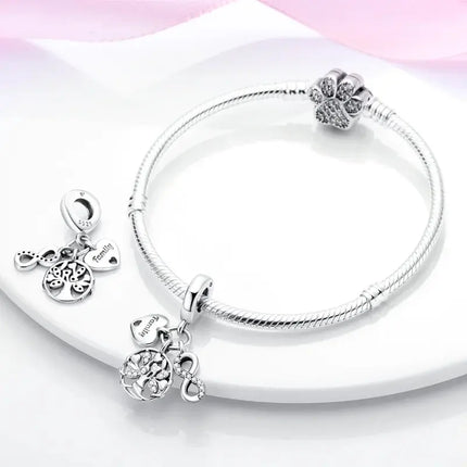 MyGiftHome S925 Silver Bead Charm for DIY Jewelry
