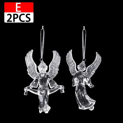 MyGiftHome Crystal Christmas Tree Ornaments Party Hanging Decor-Style E