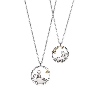 MyGiftHome The Little Prince and The Fox Necklace