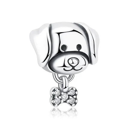 MyGiftHome S925 Silver Pet Charms for DIY Jewelry