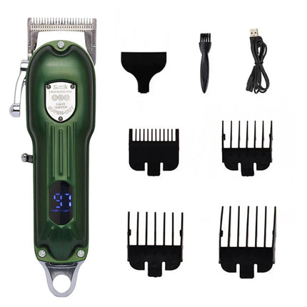 Professional Dog Hair Clipper All Metal Rechargeable Pet Trimmer Cat Shaver Cutting Machine Puppy Grooming Haircut Low Noice 