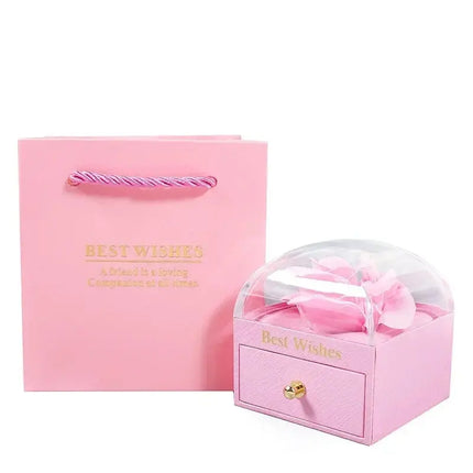 MyGiftHome Rose Jewelry Packaging Gift Box with Drawer MyGiftHome