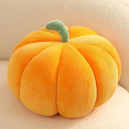 MyGiftHome Halloween Pumpkin Plush Toy Decorative Throw Pillow (20cm)-Orange (Corduroy)