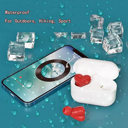 MyGiftHome Heart Shaped Earbuds Bluetooth Wirelessm Earphones