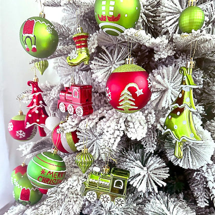 MyGiftHome Grinch Christmas Ball Decorations Xmas Tree Ornaments