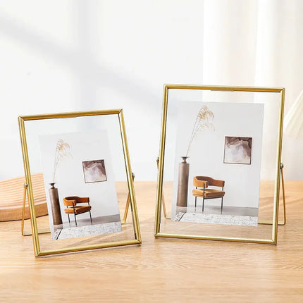 MyGiftHome 4/6Inch Metal Floating Photo Frame