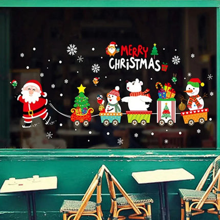 MyGiftHome Christmas Window Clings Stickers Wall Decals