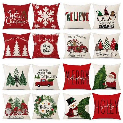 MyGiftHome Christmas Sofa Cushion Cover Pillowcase