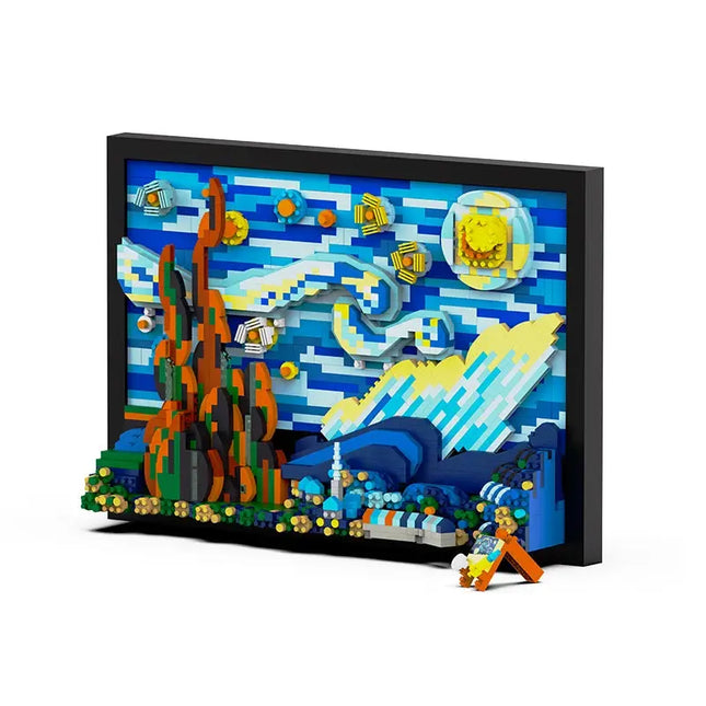 MyGiftHome 1731PCS Starry Night Building Blocks