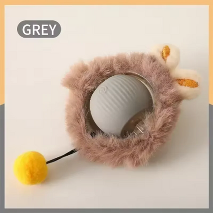 MyGiftHome Automatic Interactive Cat Toy Ball-Gray Ball