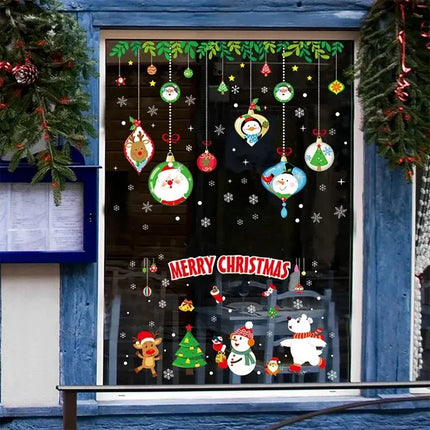 MyGiftHome Christmas Window Clings Stickers Wall Decals