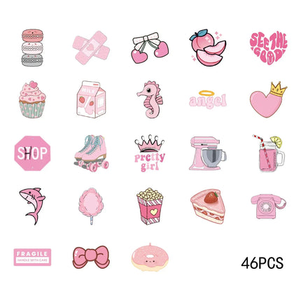 MyGiftHome 46PCS Valentine's Day Stickers-Style 3