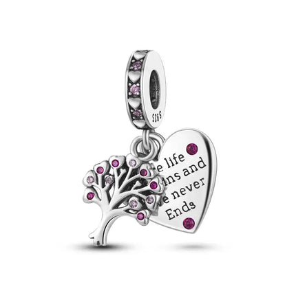 MyGiftHome S925 Silver Bead Charm for DIY Jewelry-Style 6