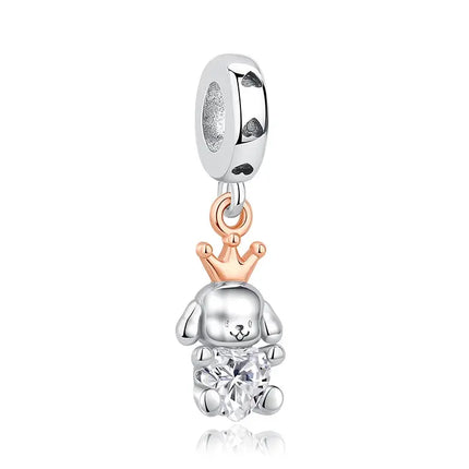 MyGiftHome S925 Silver Pet Charms for DIY Jewelry