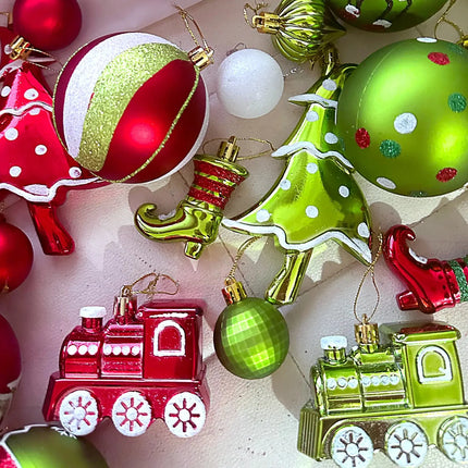 MyGiftHome Grinch Christmas Ball Decorations Xmas Tree Ornaments