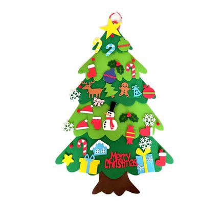 MyGiftHome DIY Felt Christmas Tree with 32PCS Ornaments