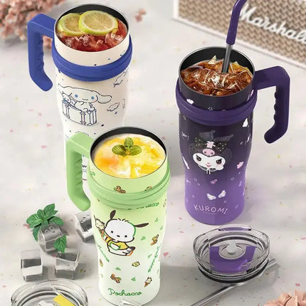 MyGiftHome 40oz Stainless Steel Tumbler with Handle