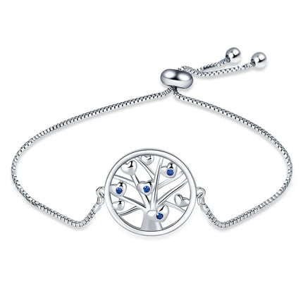 MyGiftHome 925 Sterling Silver Infinity Bracelets-Style 7