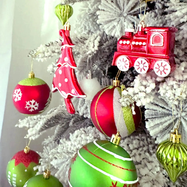 MyGiftHome Grinch Christmas Ball Decorations Xmas Tree Ornaments