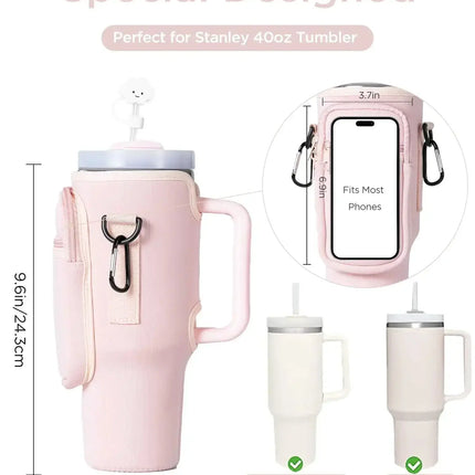 MyGiftHome Water Bottle Carrier Bag for 40oz Stanley Tumbler