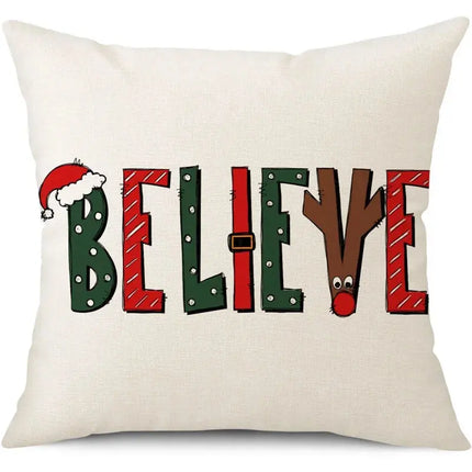 MyGiftHome Christmas Sofa Cushion Cover Pillowcase