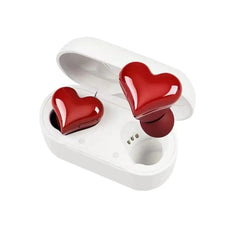MyGiftHome Heart Shaped Earbuds Bluetooth Wirelessm Earphones