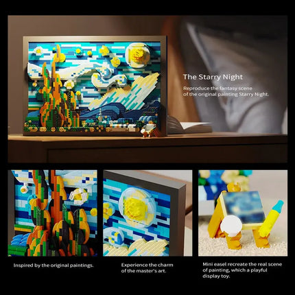 MyGiftHome 1731PCS Starry Night Building Blocks