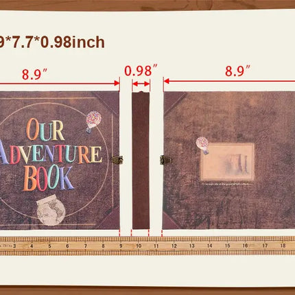 MyGiftHome Our Adventure Book Scrapbook Photo Album 146 Pages
