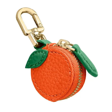 MyGiftHome Fruit Mini Coin Purse Keychain Pendant-Orange