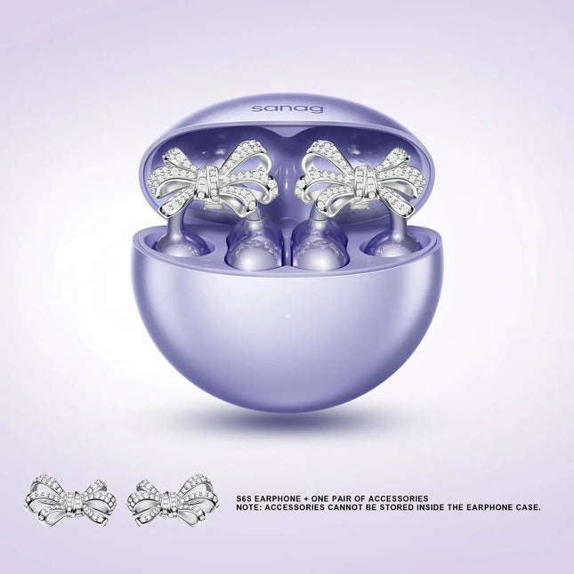 MyGiftHome Open Ear Free Clip-On Headphones Earbuds with Jewelry Design MyGiftHome