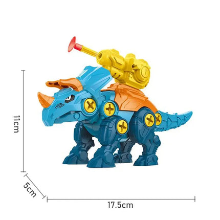 MyGiftHome Assembled Dinosaur Toys with Screwdriver and Bullets