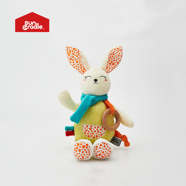 Plush Rabbit Toy for Babies with Multi-functional Design 